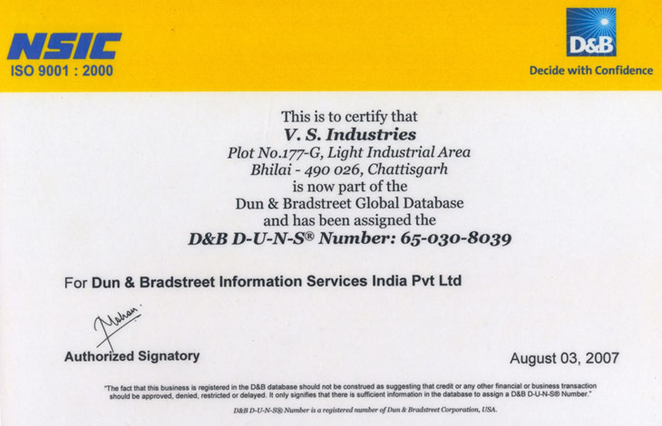 NSIC Certification